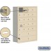 Salsbury Cell Phone Storage Locker - with Front Access Panel - 7 Door High Unit (8 Inch Deep Compartments) - 20 A Doors (19 usable) and 4 B Doors - Sandstone - Recessed Mounted - Master Keyed Locks  19178-24SRK